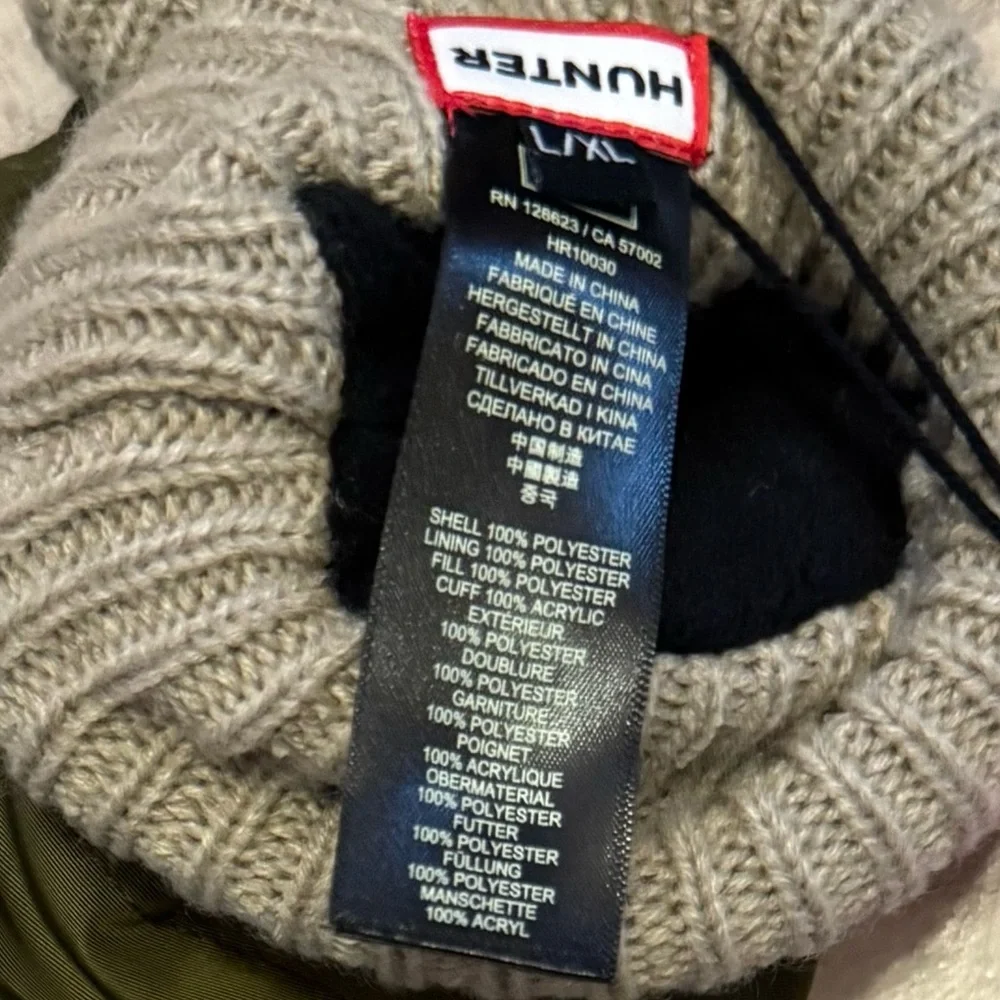 Hunter Quilted Logo Mittens